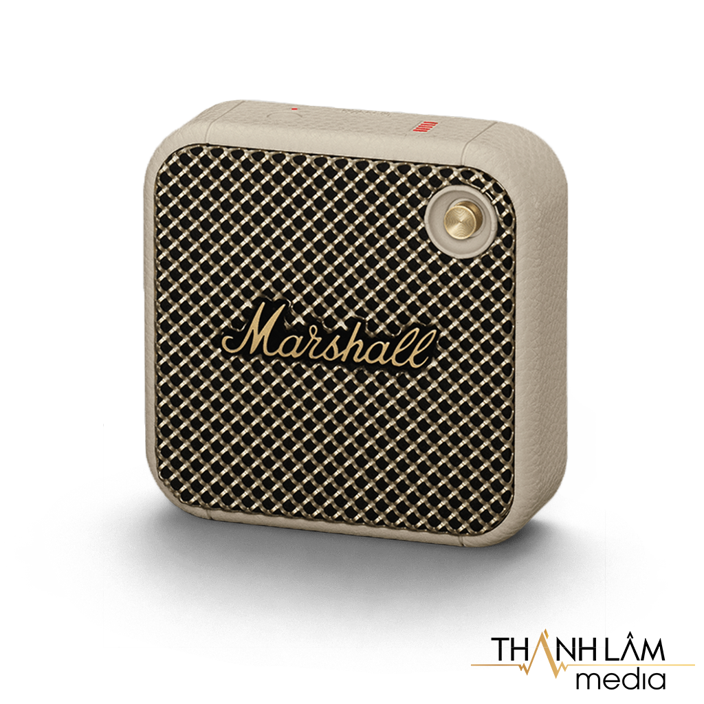 Marshall Willen Portable Bluetooth Speaker, Black & Brass