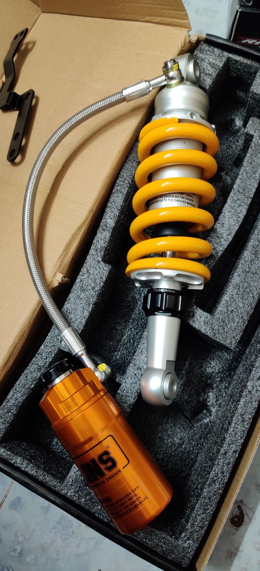 [HCM]phuộc ohlins bình dầu gắn raider satria