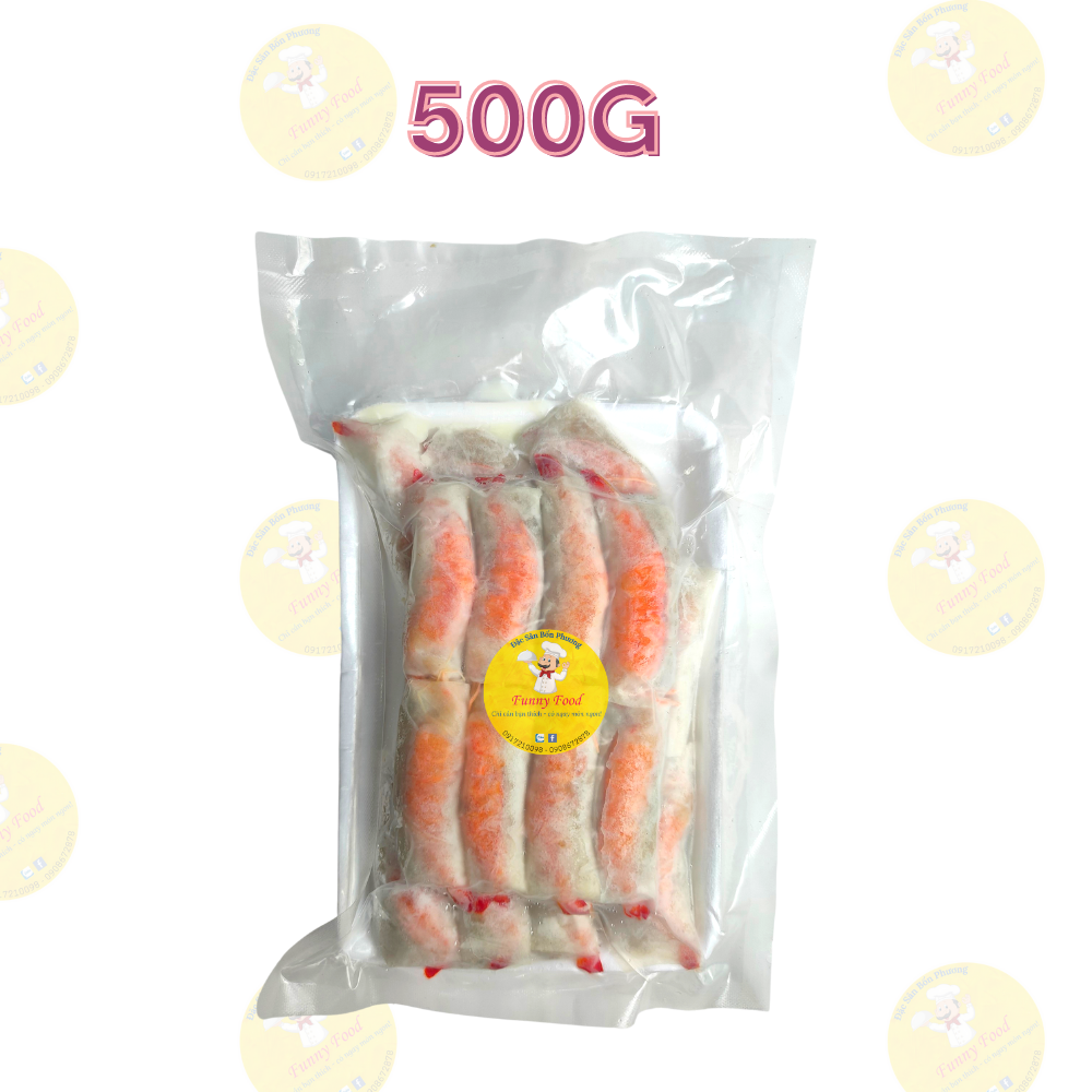 [ HOÀN TIỀN 10% ]Chả Ram Tôm Đất – Đặc Sản Bình Định 500g [Ship Hỏa Tốc HCM] – Funnyfood