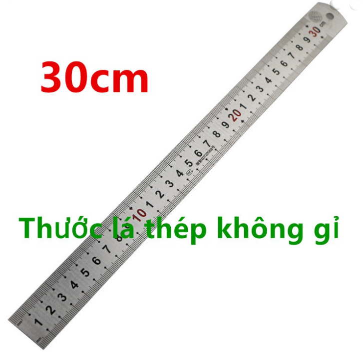 Thước kẻ sắt 30cm