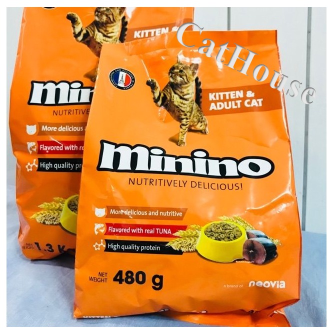 [HCM] Thức Ăn Cho Mèo MININO Gói 350g
