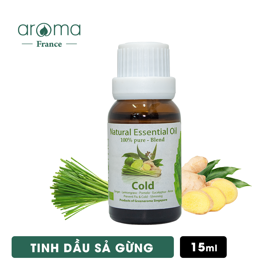 Tinh Dầu Aroma Sả Gừng Cold - 10ml/15ml/30ml/50ml