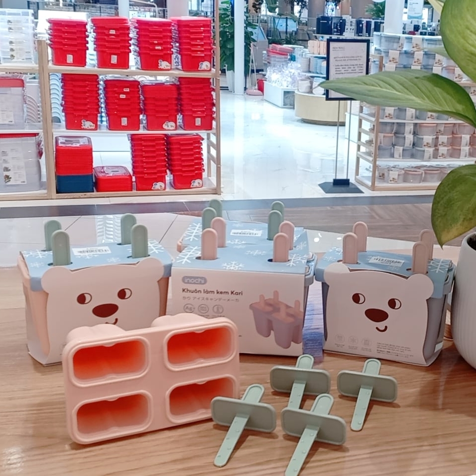 Khuôn làm kem Inochi Kari (giao màu ngẫu nhiên) [HCM-Giao hoả tốc 2h]