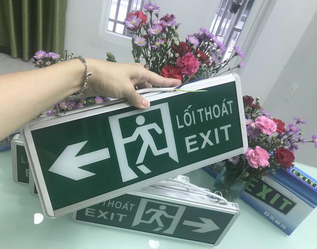 Combo 5 đèn EXIT thoát hiểm 2 mặt có hình người