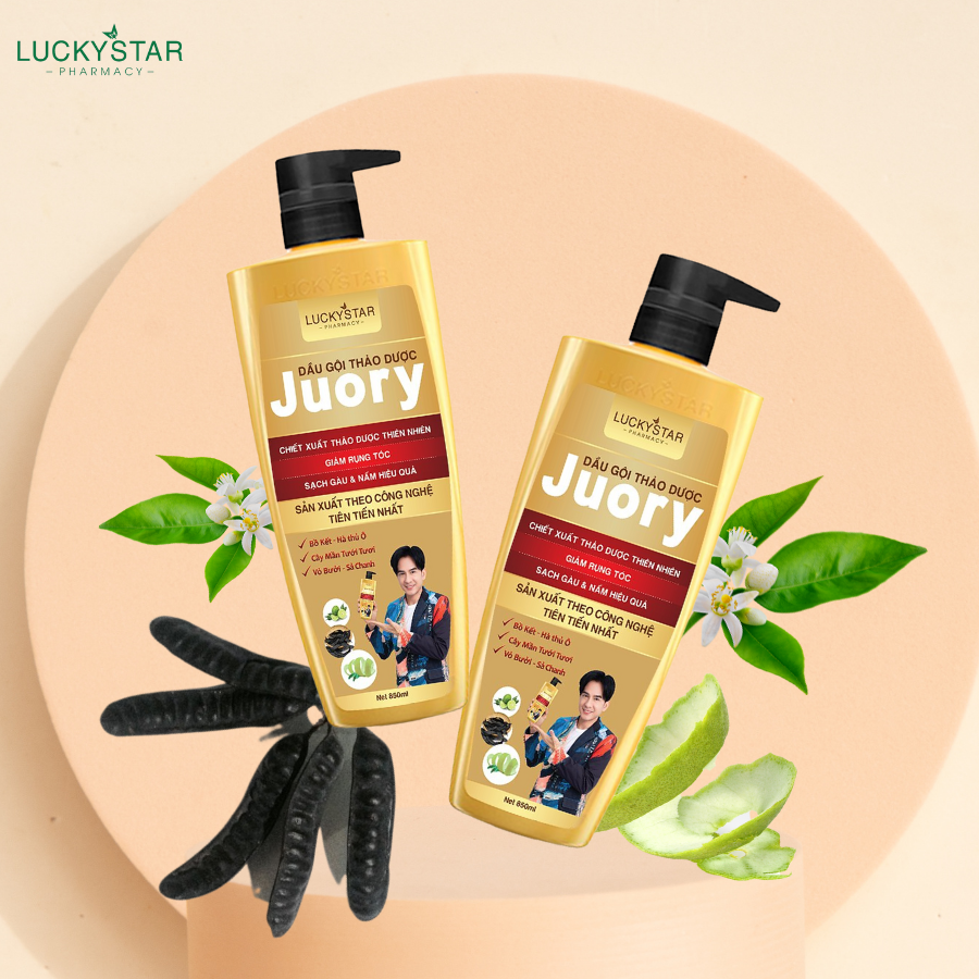 Dầu Gội Thảo Dược Juory 850ml - Lucky Star