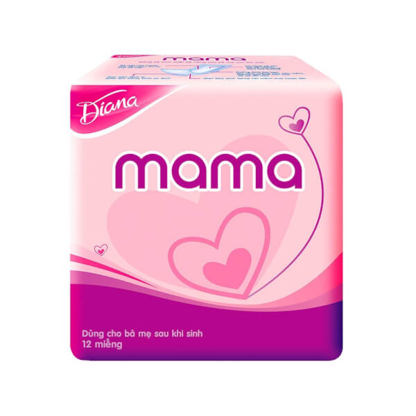 Băng vệ sinh Diana Mama cho mẹ sau sinh 12 miếng