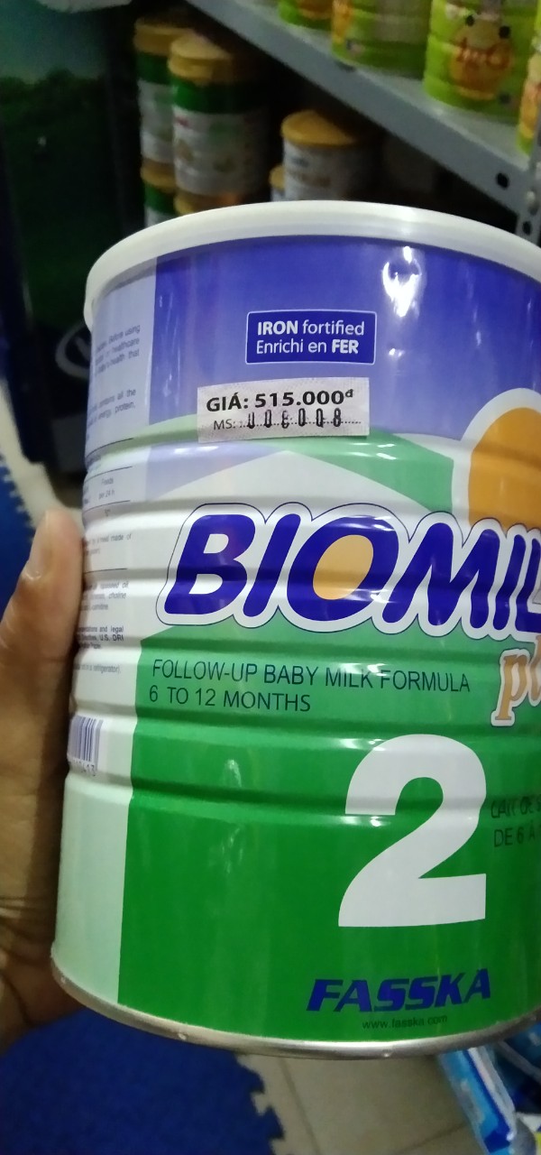 Sữa Biomil Plus số 2 công thức sinh học cao cấp 6-12 tháng.