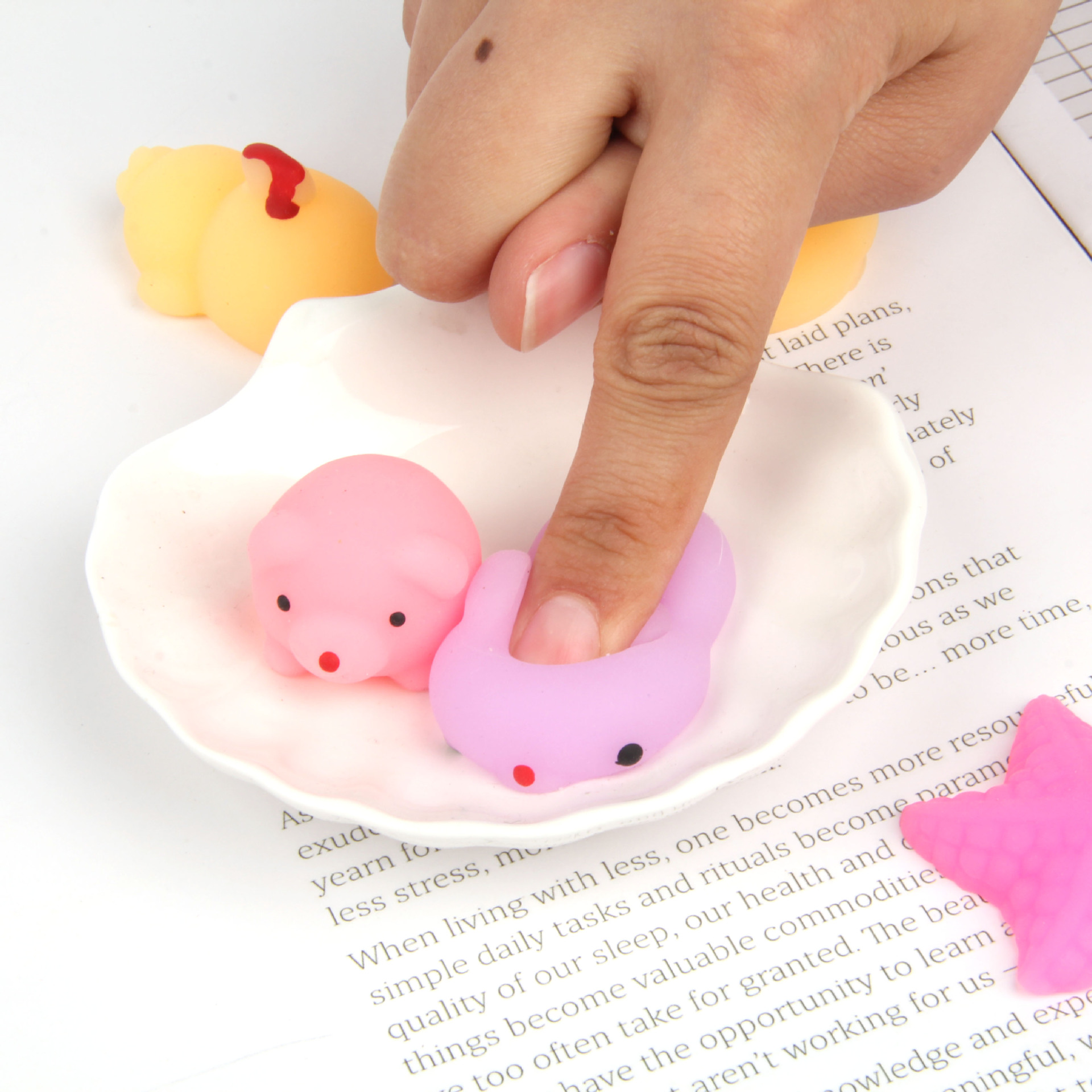 Thú mochi xả stress - Đồ chơi thú mochi squishy (Giao ngẫu nhiên 1 con)