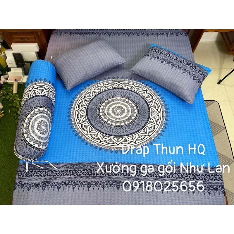 Bộ ga gối Thun Hàn Quốc giá rẽ