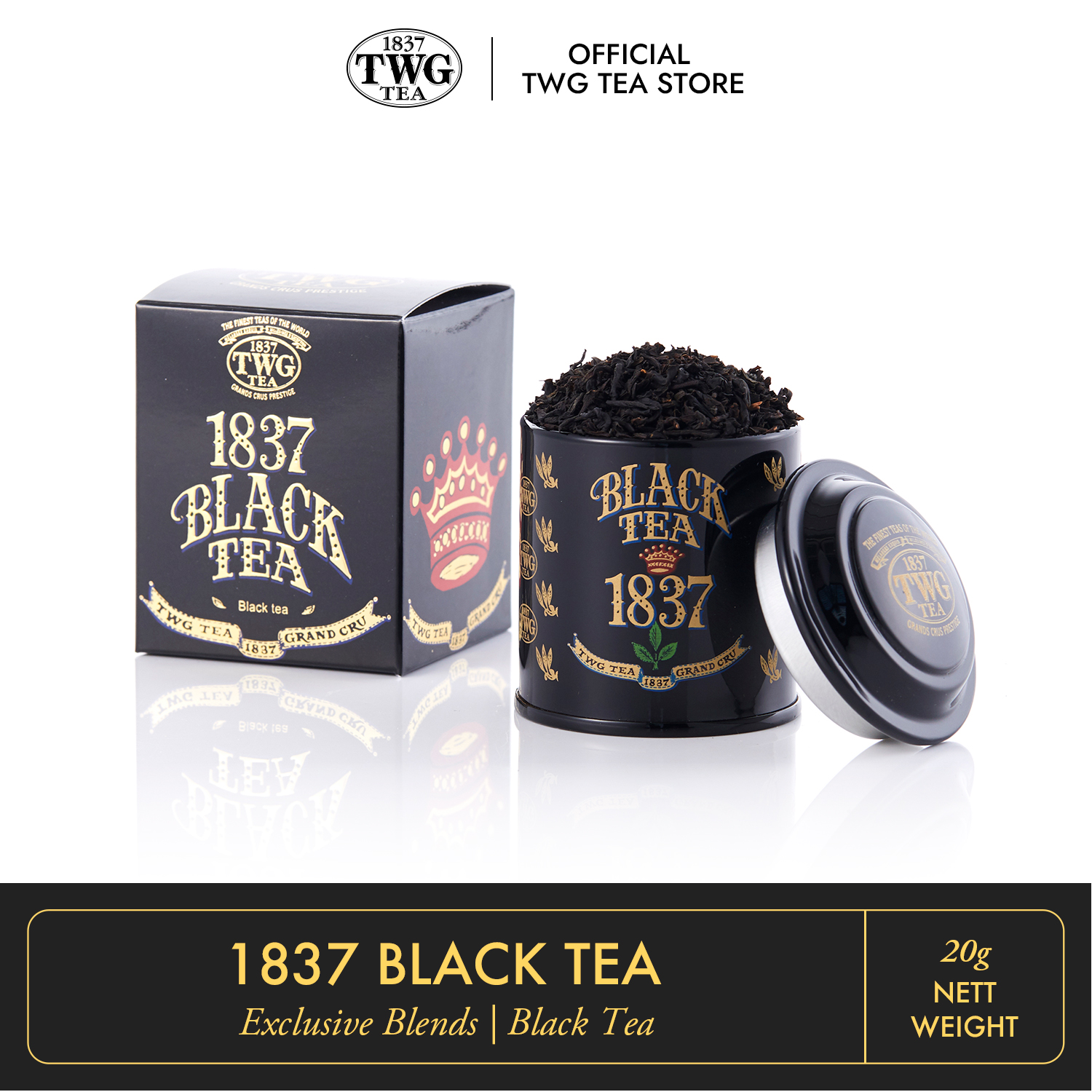 Trà TWG Tea - 1837 Black Tea (20g/100g) | Trà Đen