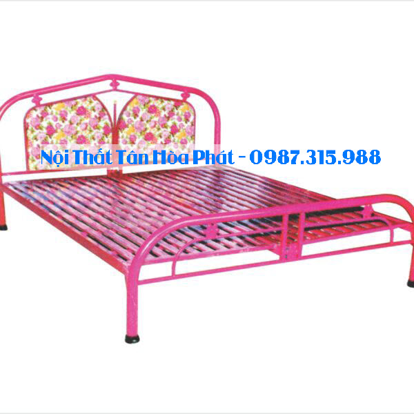 Giường sắt ngang 1m2 dài 2m  Tân Hòa Phát