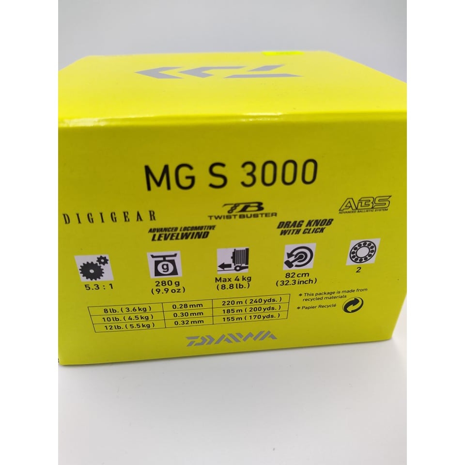 MÁY ĐỨNG CÂU LURE DAIWA MG S-3000