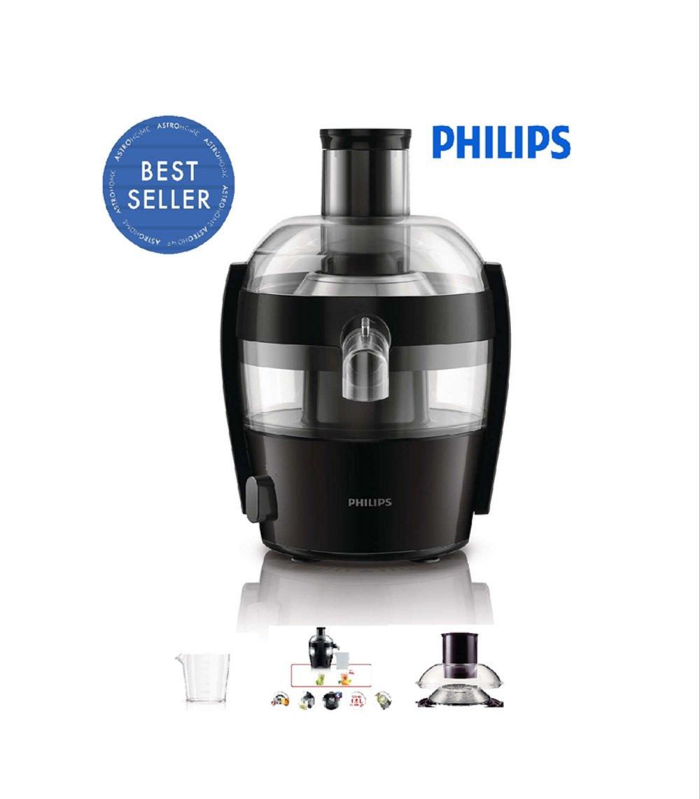 Máy Ép Trái Cây Philips Hr1832 - Hàng nhập khẩu (Đen)