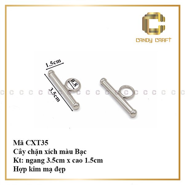 Cây chặn dây xích - phụ kiện làm túi xách