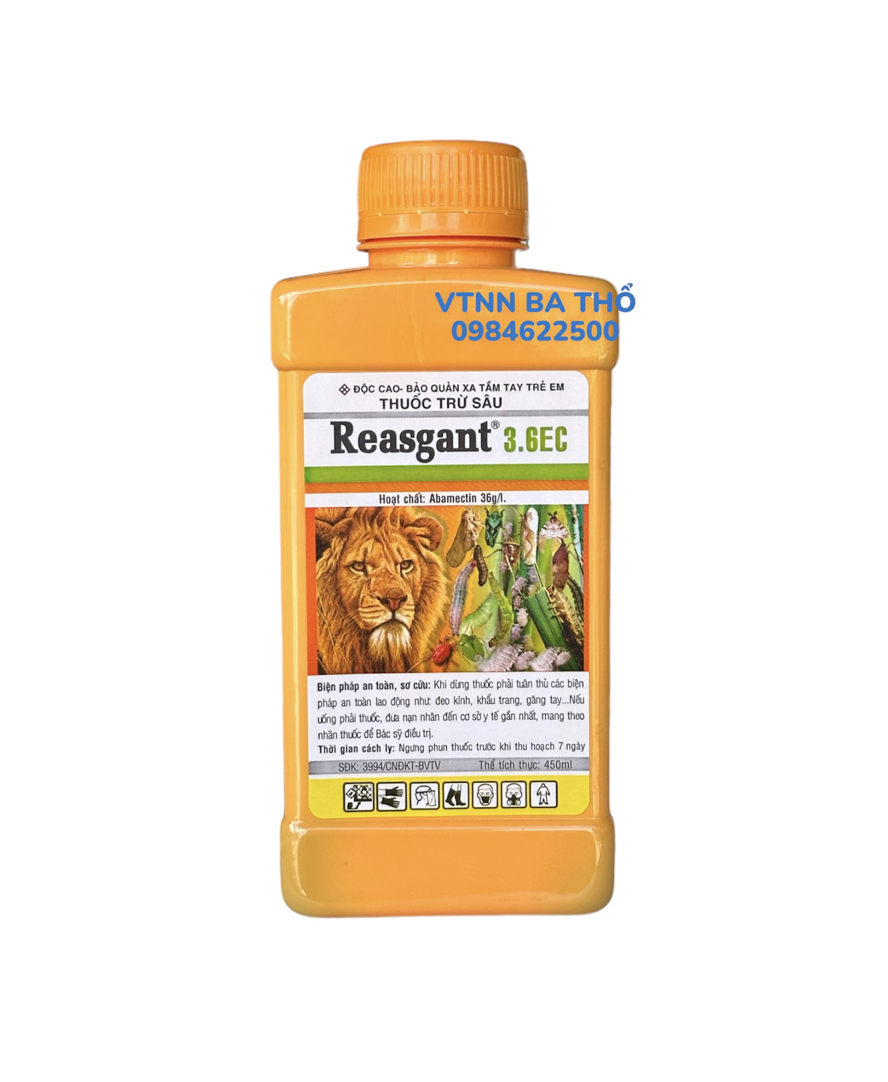Thuốc Trừ Sâu Reasgant 3.6EC 450ml (chai)