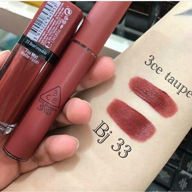 Son Bourjois Velvet BJ màu 33 chuẩn Pháp