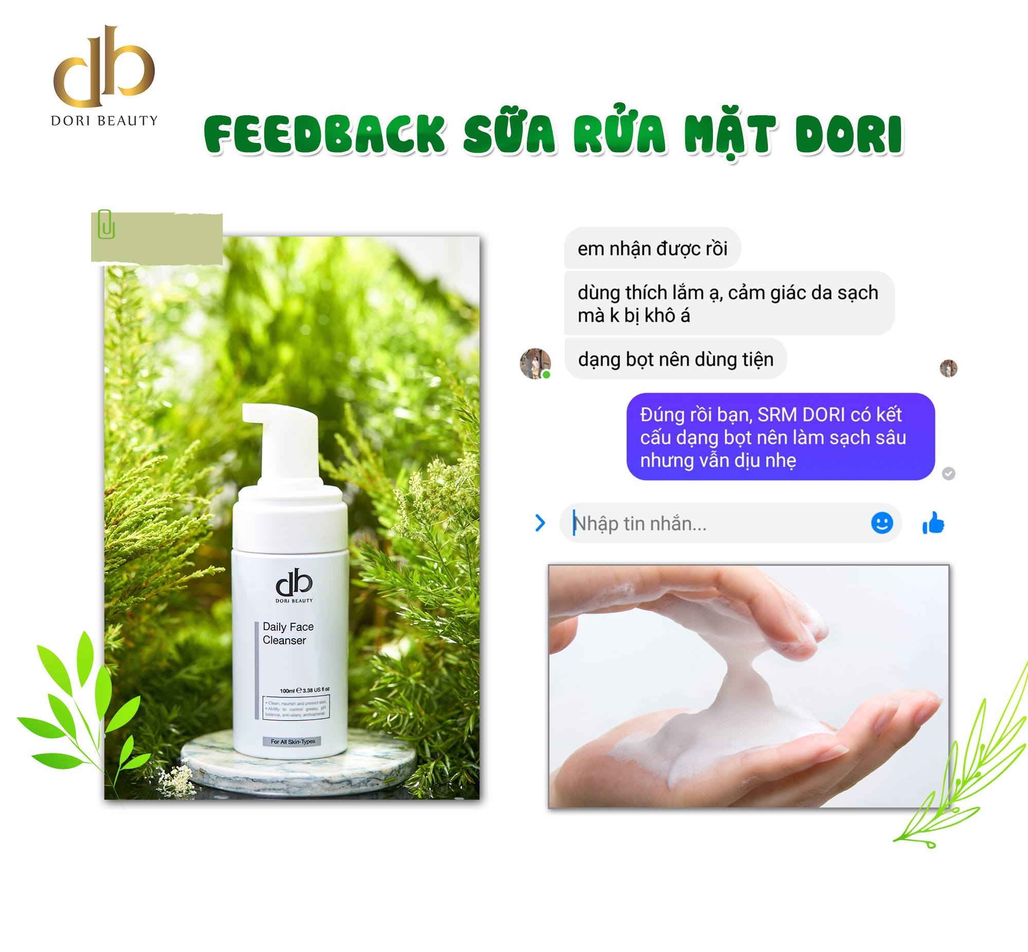 Sữa Rửa Mặt Dori Beauty
