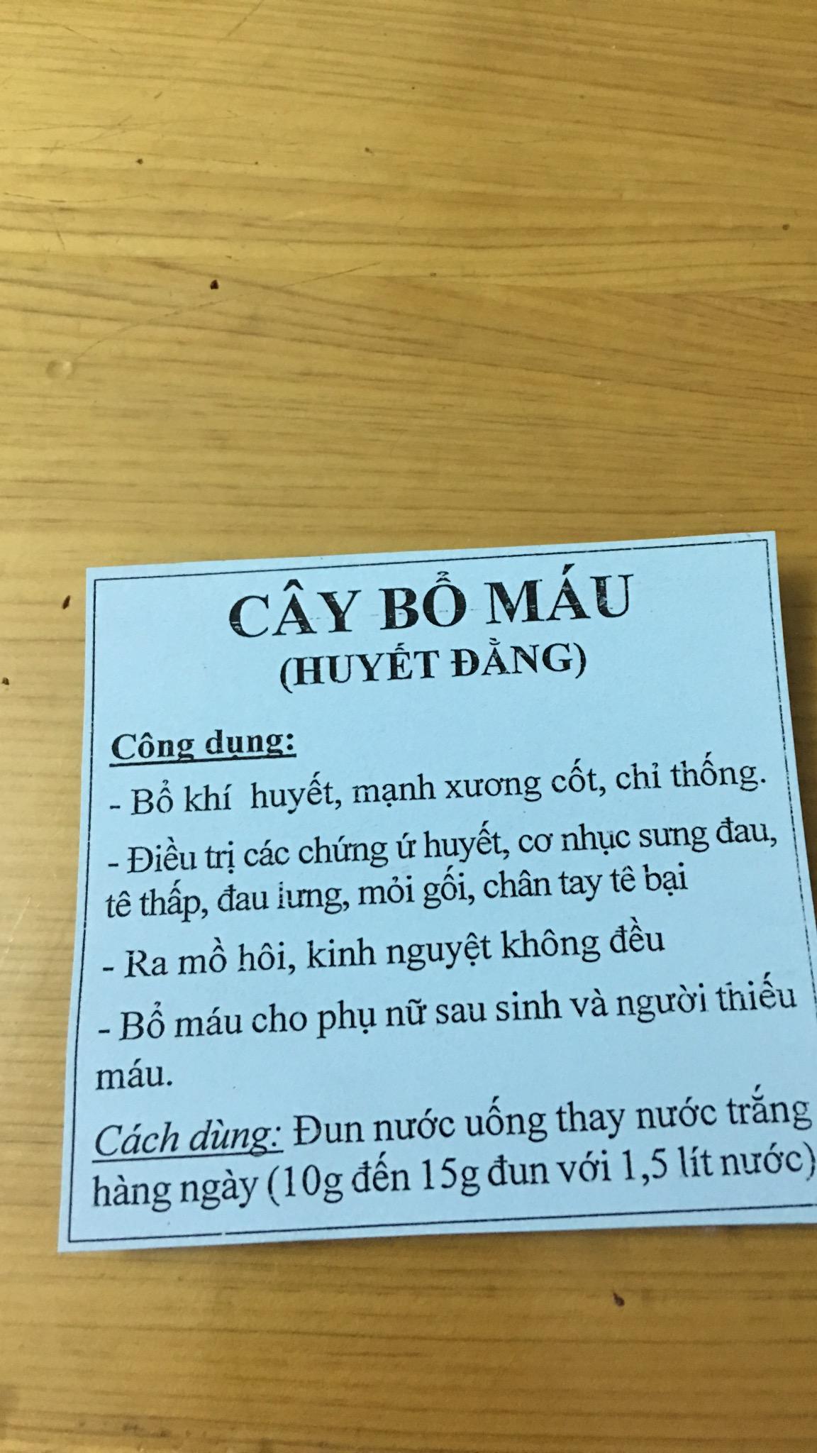 Com Bo 5kg Cây Huyết Đằng- Bố Máu