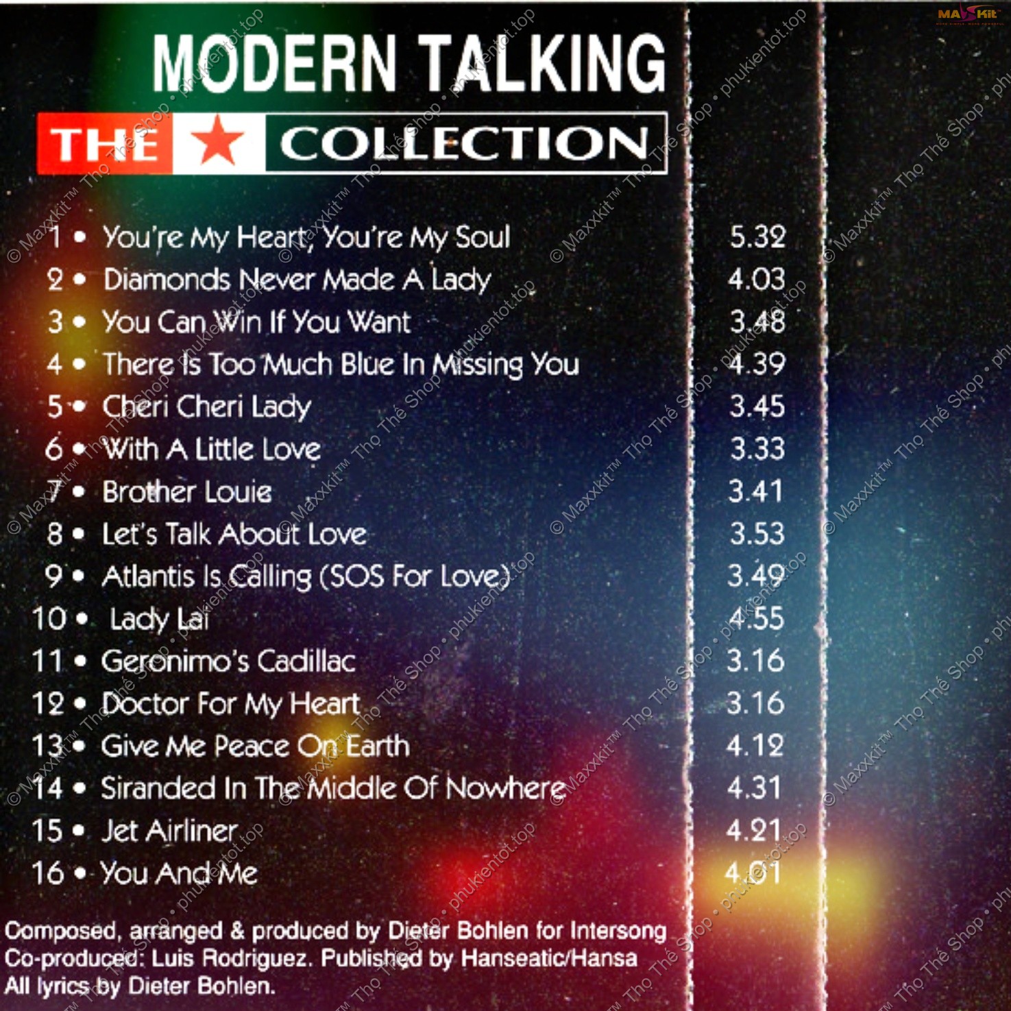 Băng cassette nhạc Modern Talking - The Collection (Remastered) - EAS Records