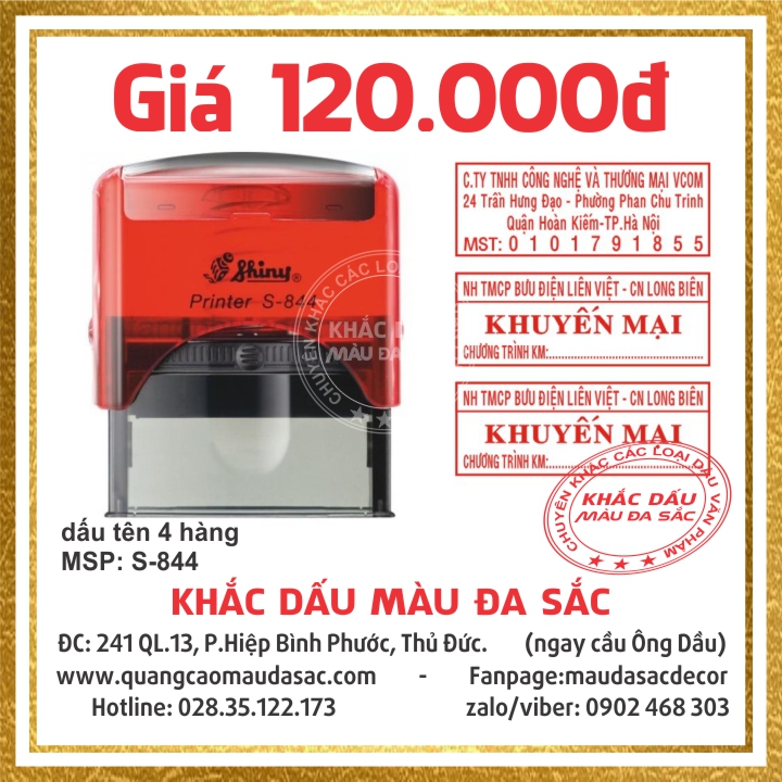 [HCM]dấu vuông công ty chuẩn