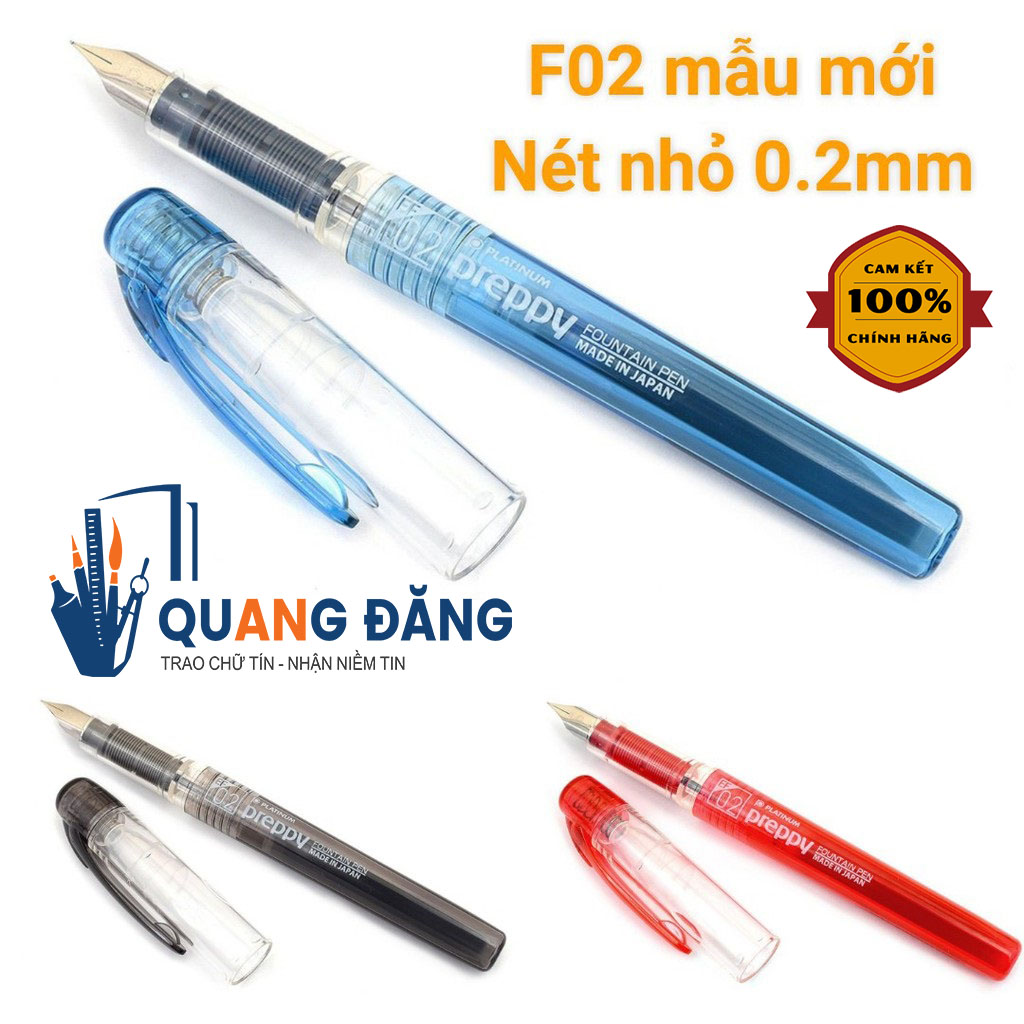 Bút máy Preppy Platinum Nhật Bản cỡ 02