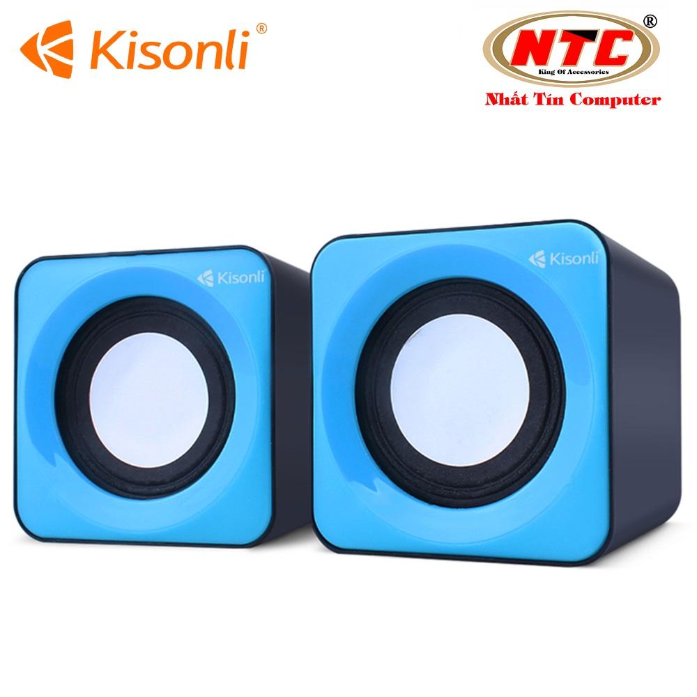 Loa vi tính 2.0 Kisonli V310 - Bảo Hành 12 Tháng (Màu ngẫu nhiên) - Hãng phân phối chính thức - Nhất Tín Computer