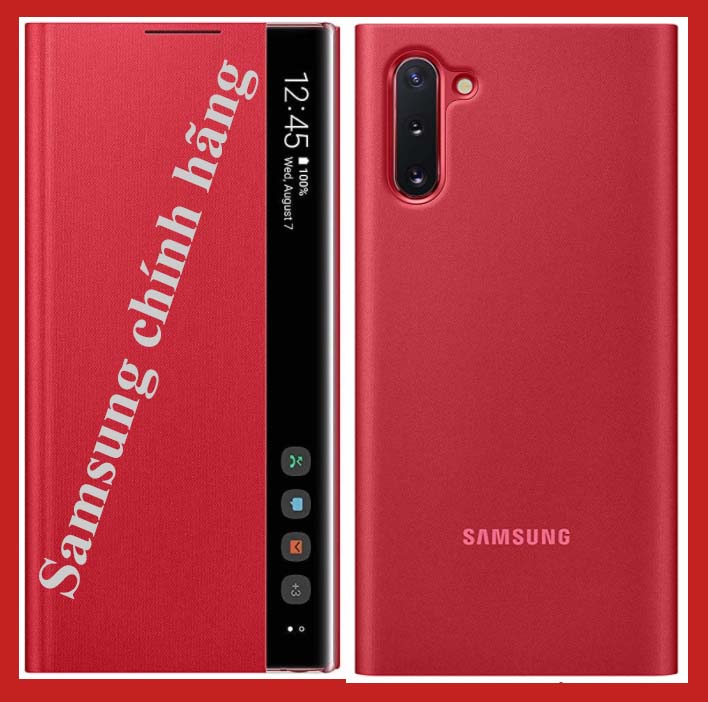 [HCM]Bao da điện thoại Samsung Clear view Note 10