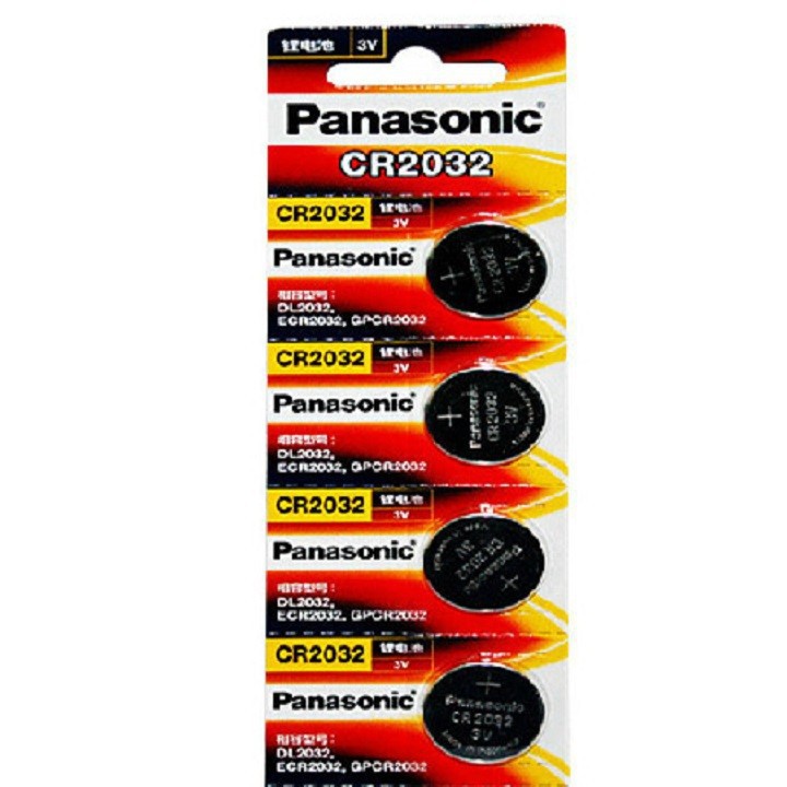 Pin cúc áo PANASONIC CR2032 vỉ 5 viên 3v Lithium