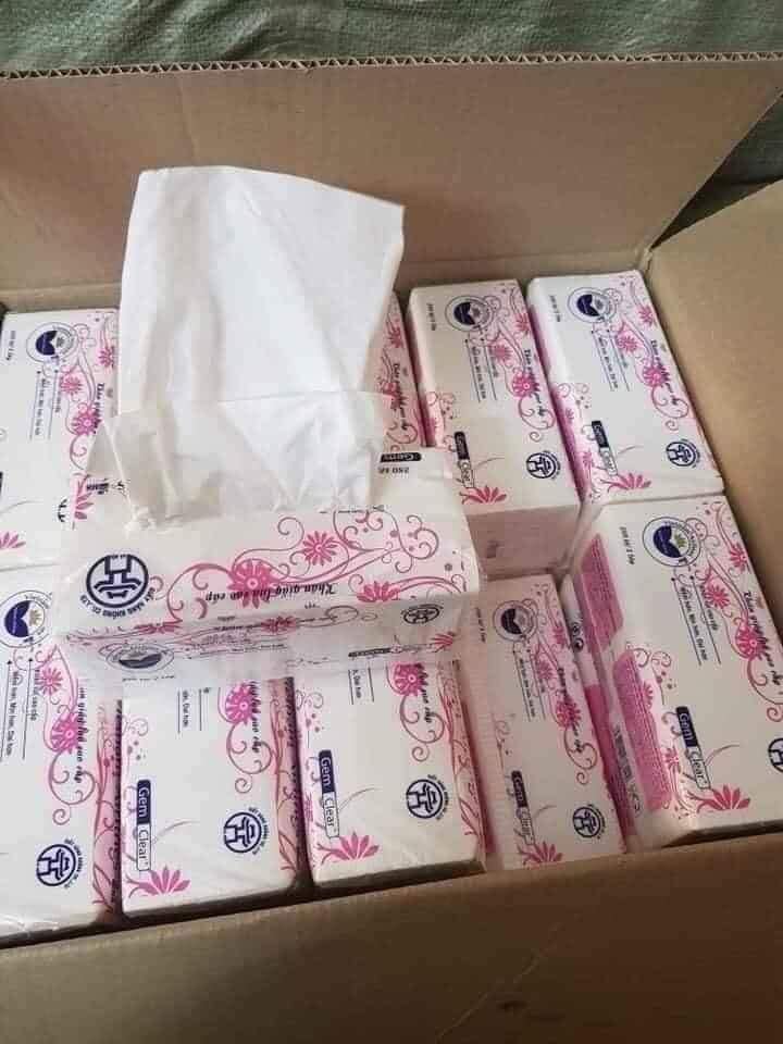Giấy ăn lụa cao cấp - khăn giấy rút lụa 1 gói 300 tờ,mềm,mịn,dẻo dai