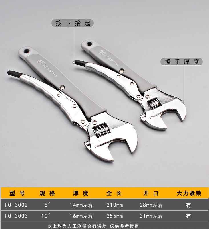 Mỏ lết kiêm kìm kềm bấm kẹp chết nhật bản fukuokatools fo-3002/fo-3003