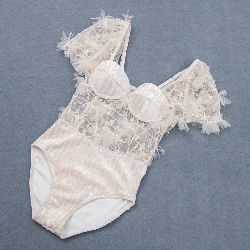 Đồ bơi nữ, bikini, monokini ren cao cấp cúp nâng ngực
