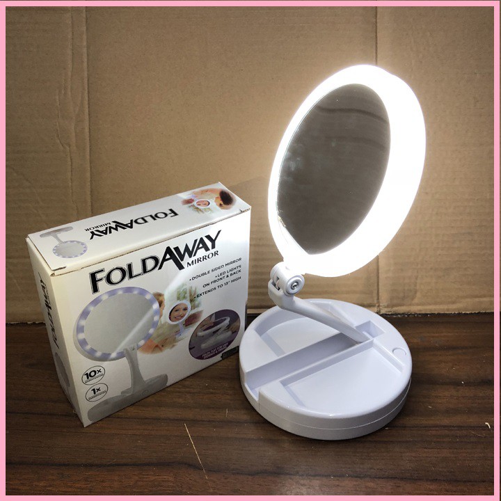 Gương Trang Điểm 2 Cửa Có Đèn Led