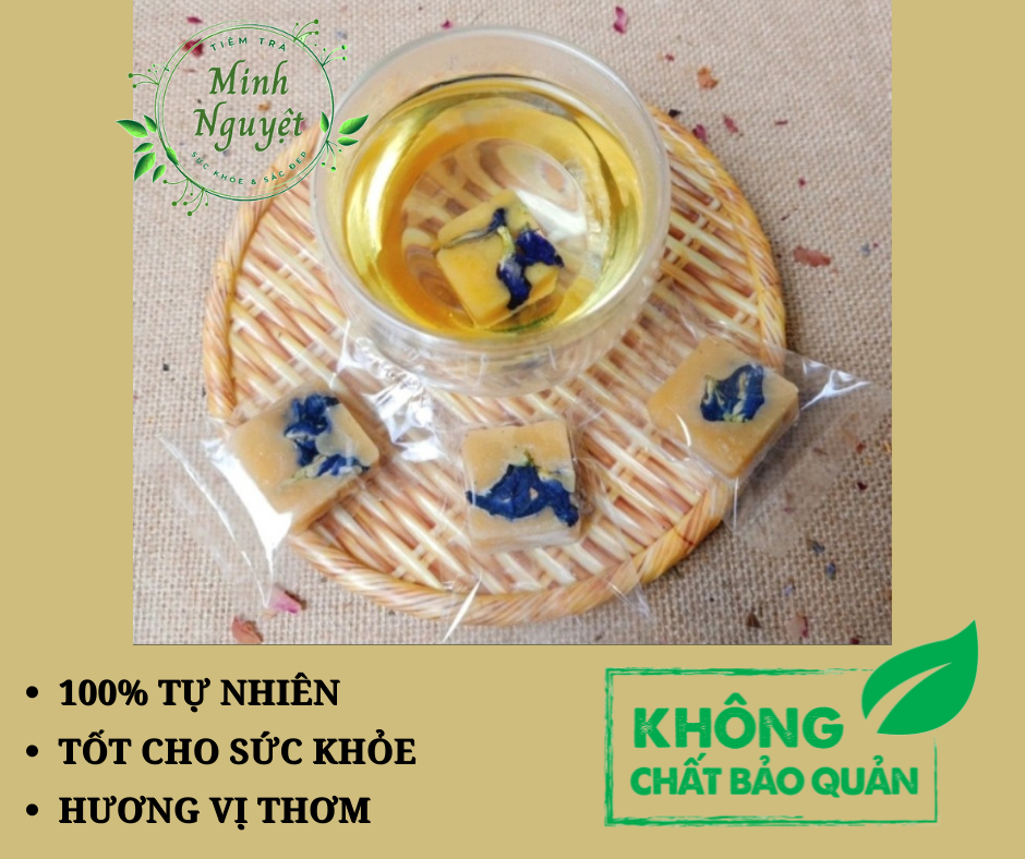 Trà hoa hoa đậu biếc đường phèn mật ong (300gram).