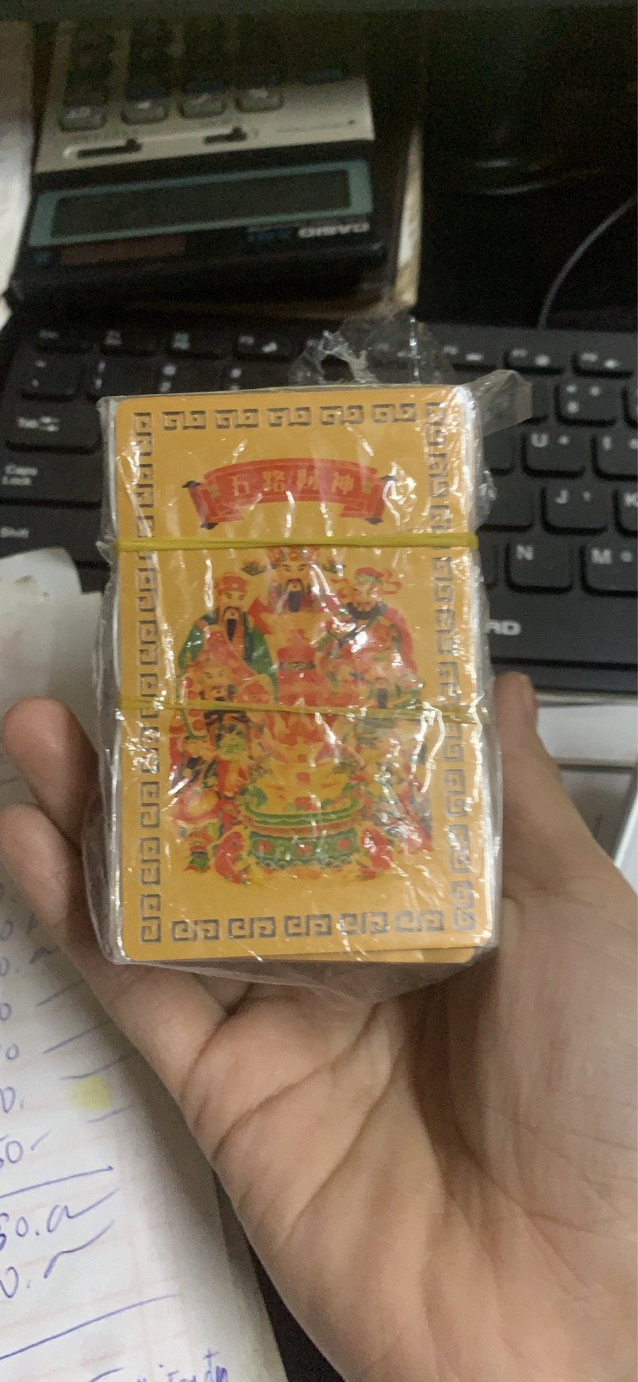 [HCM]Thẻ bài Ngũ lộ Thần tài hút tài Lộc