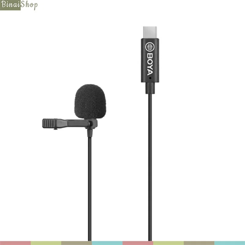 Micro gài áo giắc cắm Type-C Boya BY-M3