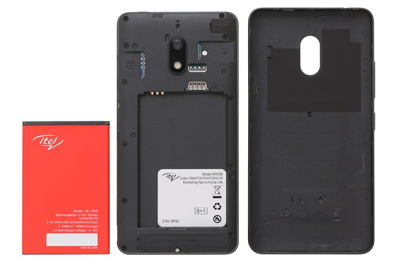 Điện thoại Itel Alpha Lite - 1GB RAM, 8GB, 5 inch