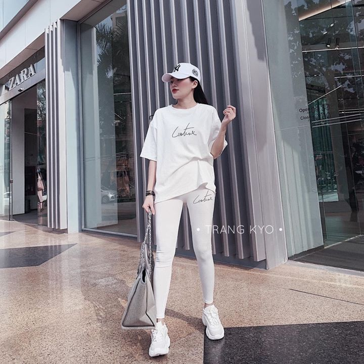 Set đồ bộ thun cotton tay ngắn phong cách mới lạ sieu hót 764