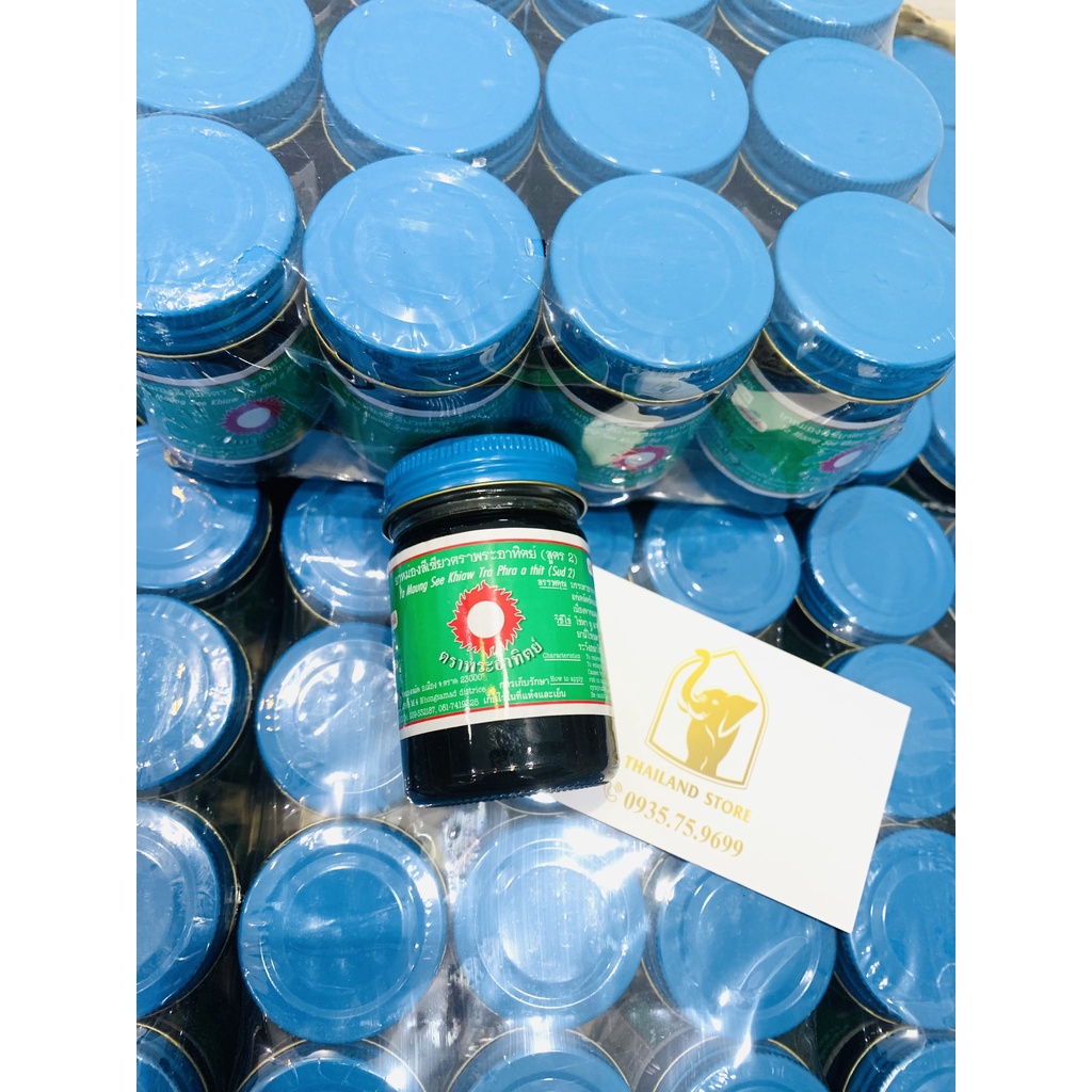 [COMBO 12 LỌ] Dầu Cù Là Đen Thái Lan 60gr
