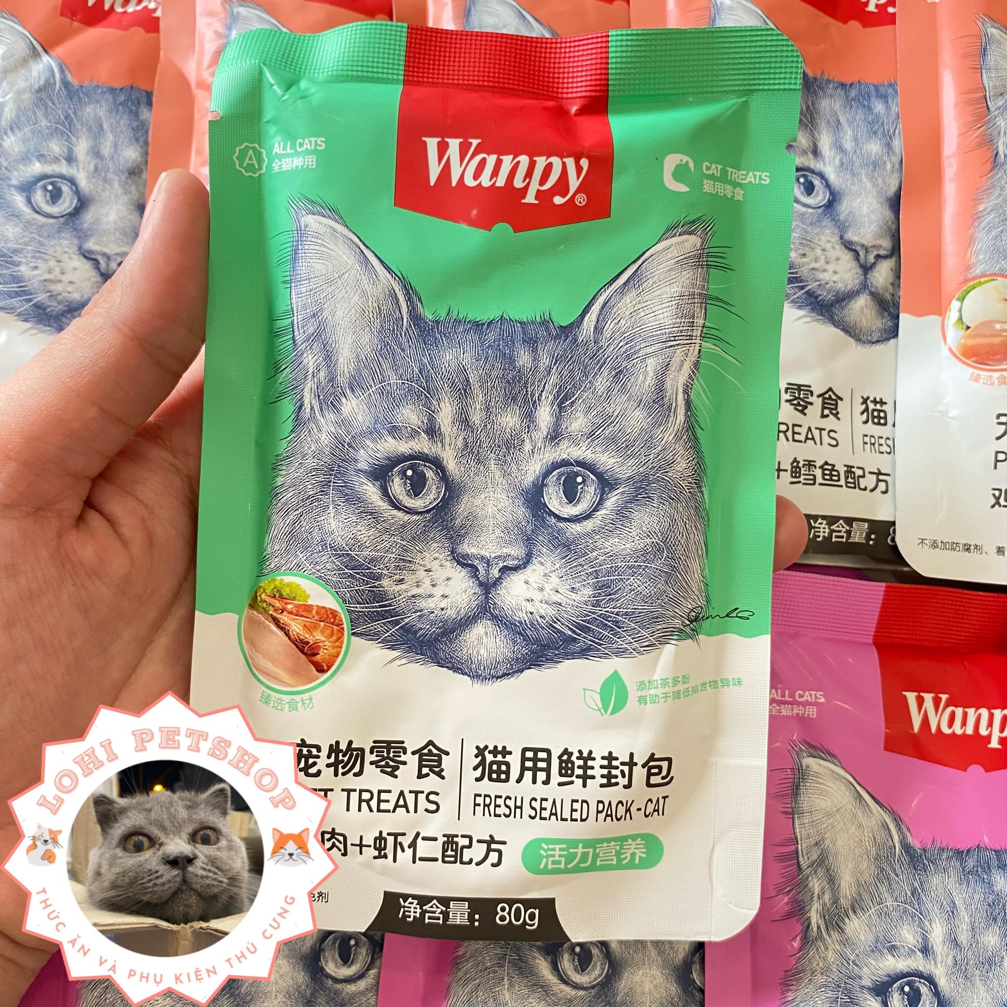 Pate wanpy 80gr cho mèo