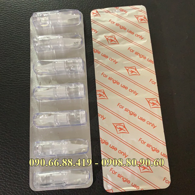 [HCM]1 hộp 70 cái - Đầu nhựa ghép Máy phun xăm Thần Thánh