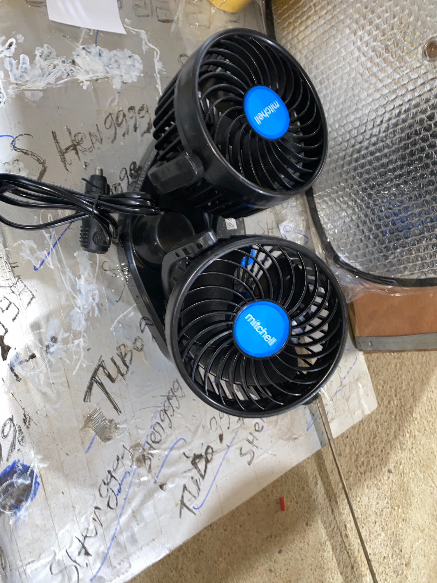 Quạt đôi to 24v