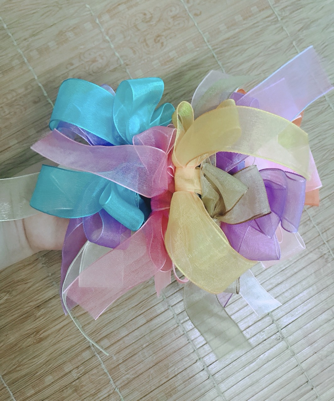 Sỉ 10 dây cột tóc nơ voan xinh yêu