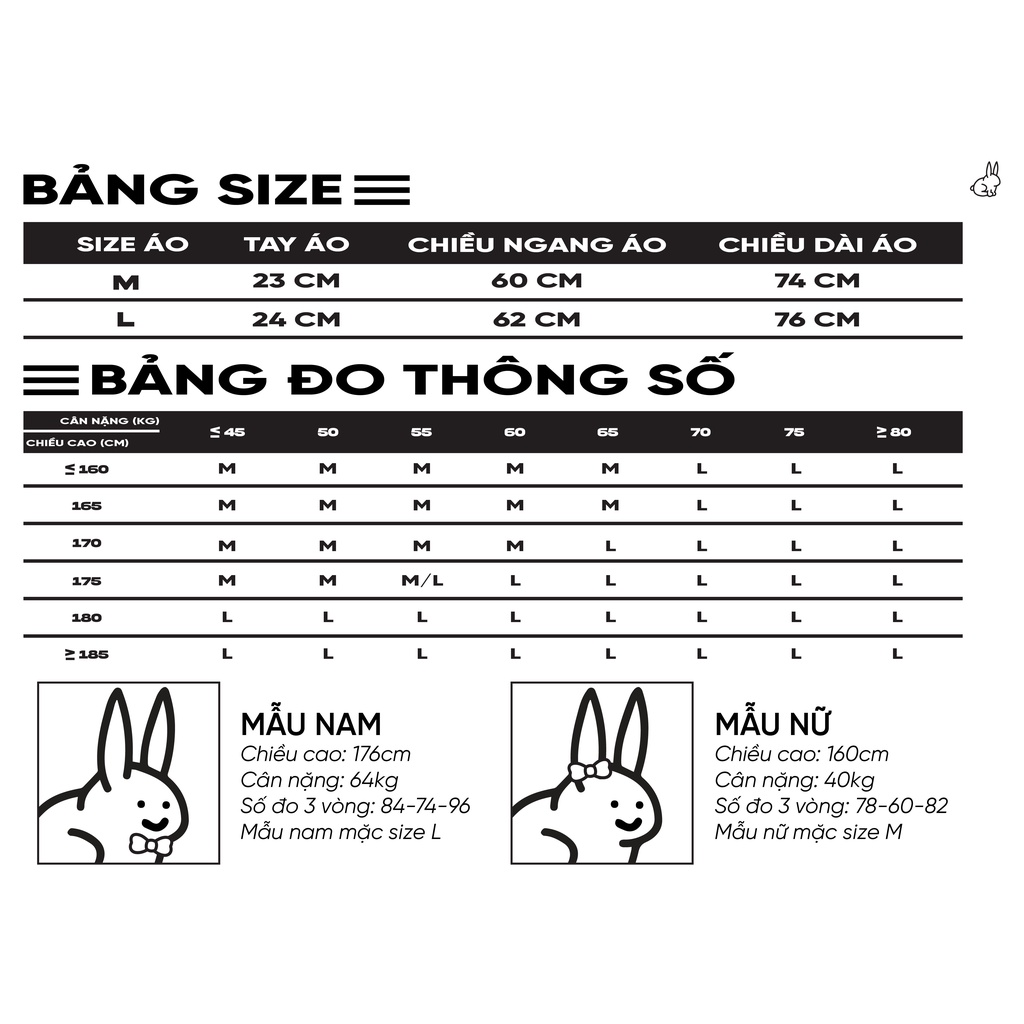Áo thun Calm Bunny "DEVIL BUNNY"