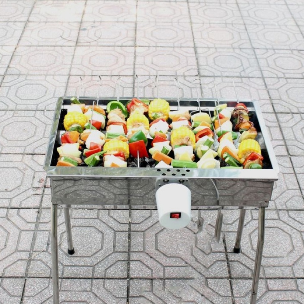 Bếp nướng than hoa tự xoay V5M