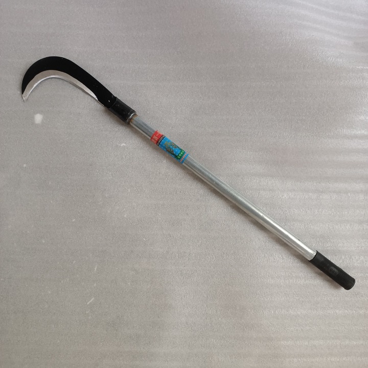 Liềm phát cỏ đi rừng cán hàn dài 80cm lưỡi thép cực bền