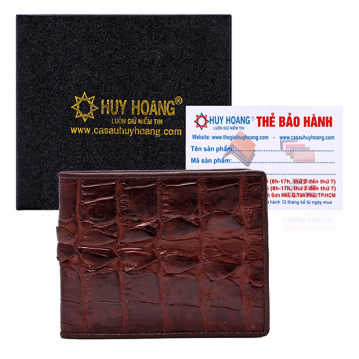 Ví nam da cá sấu gai đuôi nhiều màu KH2207-08-09-42