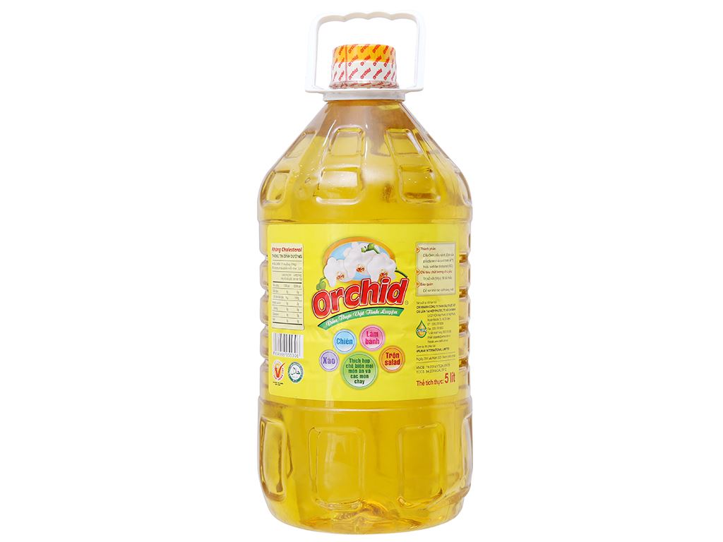 Dầu ăn Orchid can 5 lít