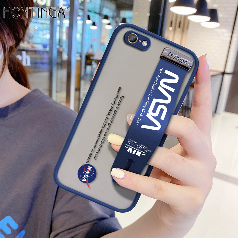 Hontinga Casing Case For OPPO A57 A39 Case Shockproof NASA Phone Case Soft Edge Full Lens Protection Camera Protector Back Cover Casing Hard Case For Boys For Grils