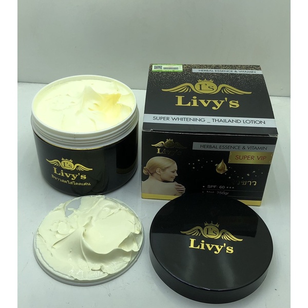 Kem dưỡng trắng toàn thân kem body livys whitening 250g