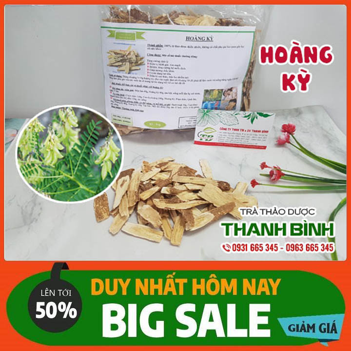 Hoàng Kỳ 100g Hàng Công Ty - Dược Liệu Thanh Bình
